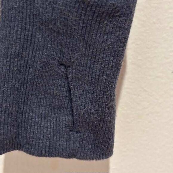 Lululemon Full Zip Vented Scuba Sweatshirt Chambray Heather Navy Womens Size 6 - Picture 9 of 14